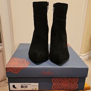 Carlos by Carlos Santana Black Ankle Booties